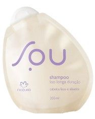 SOU SHAMPOO LISO LONGA DURAÇÃO CABELOS ALISADOS 200ML