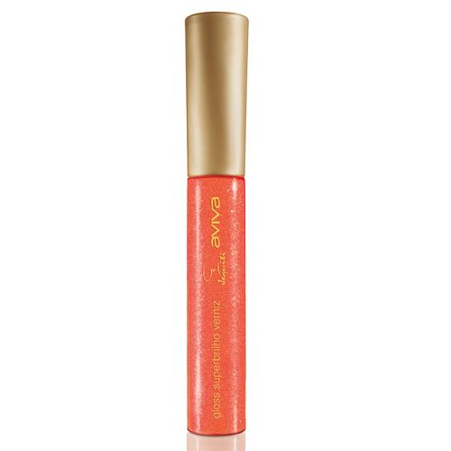 Gloss Superbrilho Verniz Jequiti Aviva Coral, 5ml